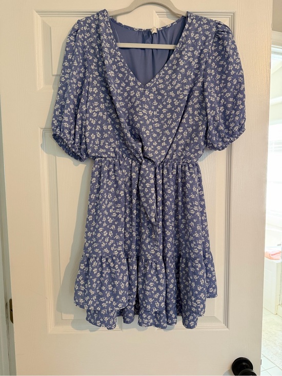 Sienna Sky Dresses & Skirts - Sienna Sky blue Floral Dress